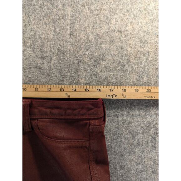 Banana Republic Skinny Jeans 28 Women's Mid-Rise Red Pants 29" Inseam Stretch - Picture 4 of 10